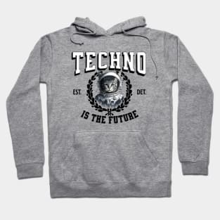 TECHNO  - Is The Future (black) Hoodie